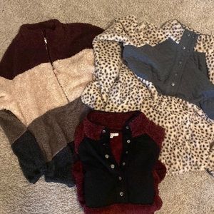 Fleece Pullovers - bundle of 3